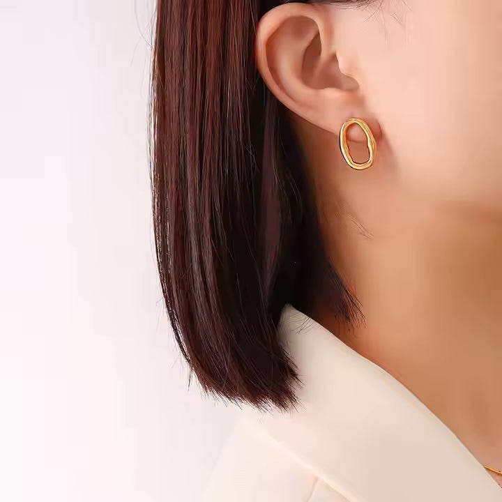 GeometricEarring-Gold