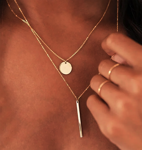 Layer Stab Necklace *