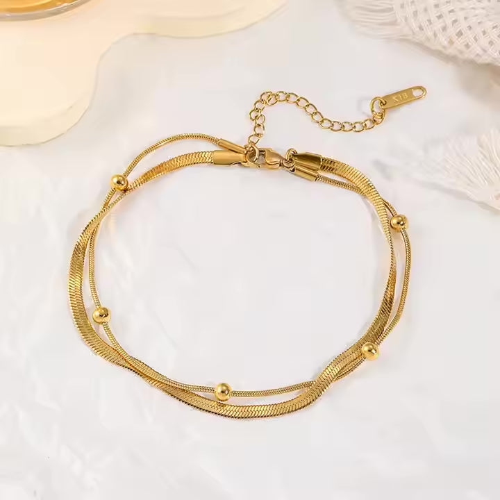 Purist Anklet_detail_gold